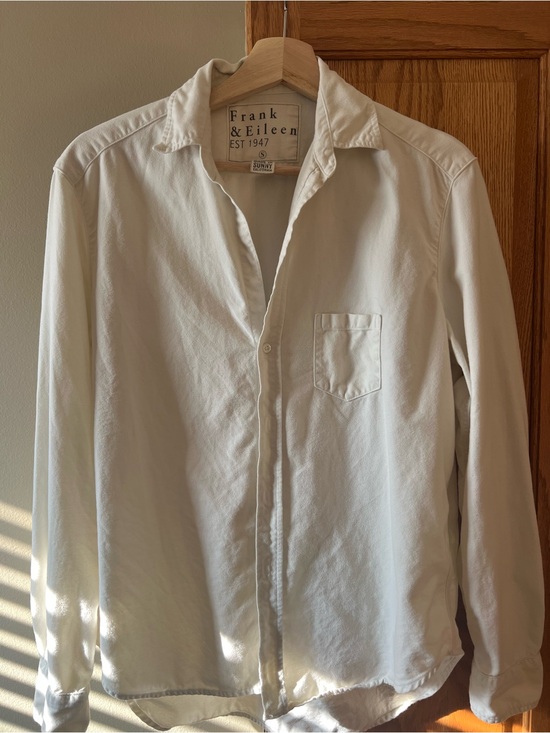 Frank & Eileen Tops - Frank & Eileen “Eileen” Sand colored Button-Up Shirt